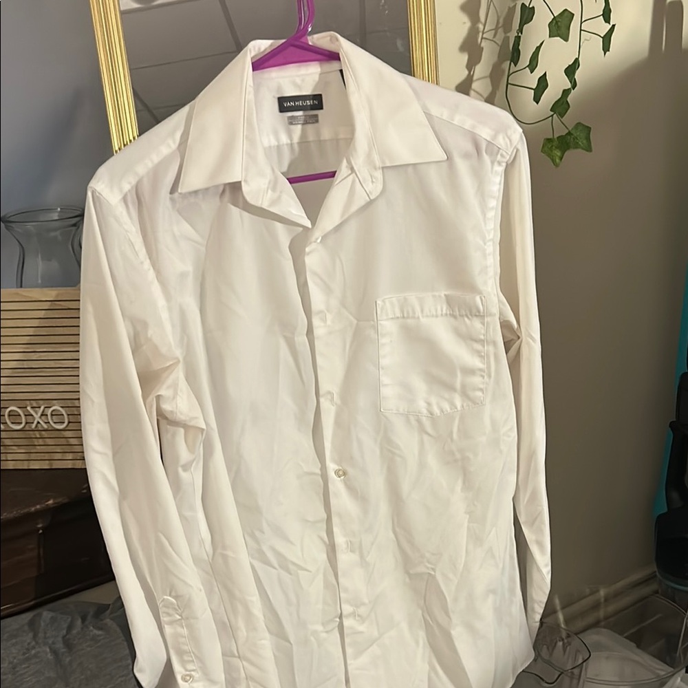 Womens White button down shirt